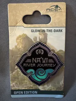 Disney Pin WDW Na’vi River Journey Pandora World of Avatar Glow in Dark READ - Image 2