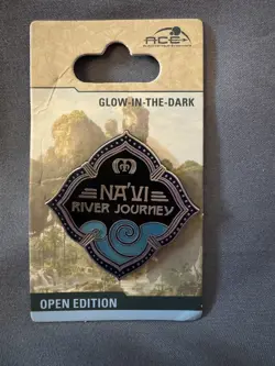 Disney Pin WDW Na’vi River Journey Pandora World of Avatar Glow in Dark READ - Image 4