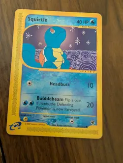 Squirtle 132/165 MP | E-Card Series: Expedition Base Set | Non Holo Common - Image 1