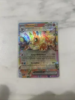 Flareon ex Double Rare Full Art Holo 014/131 – Sv: Prismatic Evolutions Spanish - Image 1