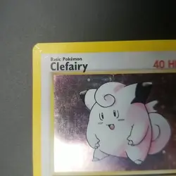 Clefairy 5/102 - Base Set - Holo Rare - VINTAGE WOTC Pokemon Card - LP/P - Image 2