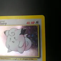 Clefairy 5/102 - Base Set - Holo Rare - VINTAGE WOTC Pokemon Card - LP/P - Image 3