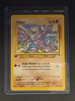 Gligar 67/105 1st Ed. Neo Destiny Common Pokemon Card - Image 1