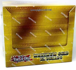 YUGIOH MAXIMUM GOLD EL DORADO 20 BOX CASE BLOWOUT CARDS - Image 1