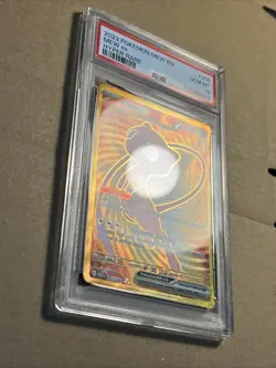Pokemon TCG Mew 205/165 Scarlet & Violet 151 Gold Hyper Rare Card PSA 10 - Image 2