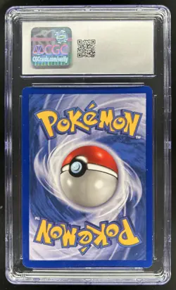 1999 Pokemon Unlimited Blastoise Rated Rookie Error Card Rare Holo #2/102 CGC 8 - Image 2