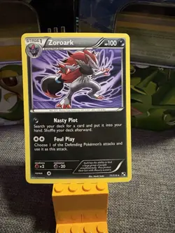 Pokemon TCG Zoroark Regular Rare Card 71/114 Black and White - Image 1
