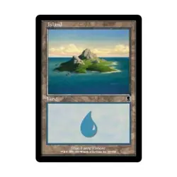 WOTC MtG Odyssey Island #337 (C) (Foil) Fair - Image 1