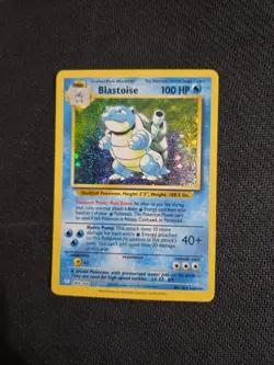 Blastoise Trading Card Game Holo Card 003/034 Classic - Image 1