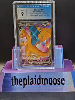 CGC 9 Charizard V 2020 Black Star Promos SWSH050 Pokemon Card - Image 1