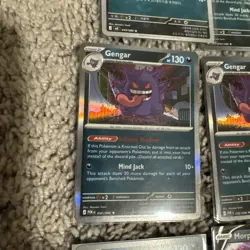 Pokemon Gengar And Misc V Cards All Dark Energy 18 Card Lot - Image 3