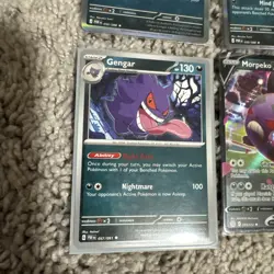 Pokemon Gengar And Misc V Cards All Dark Energy 18 Card Lot - Image 4