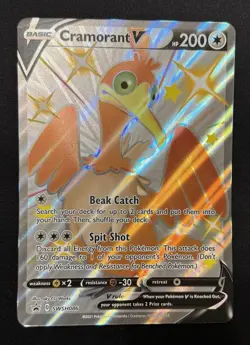 Pokemon Cramorant V SWSH086 Promo JUMBO Card - Image 1