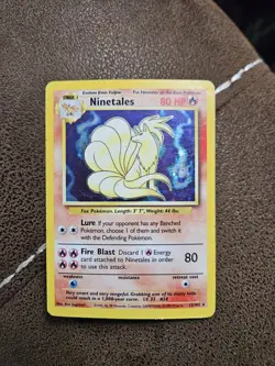 DMG Base Set Pokemon Card Lot 10 All Rare 2 Holo Vintage Damaged Heavy Play 1999 - Image 5