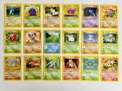 Vintage Pokemon Cards Lot of 18 Uncommon & Common WOTC 1995, 96, 98 ungraded - Image 1