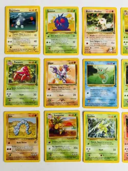 Vintage Pokemon Cards Lot of 18 Uncommon & Common WOTC 1995, 96, 98 ungraded - Image 2
