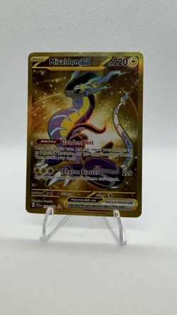 Pokemon TCG Miraidon EX Scarlet & Violet Base Set Card 244/198 Sir NM Condition - Image 3