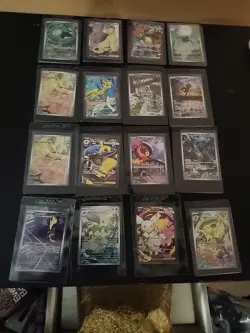 Pokemon TCG Holofoil Full Art Card Lot of 16 - Image 1