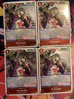 One Piece TCG Tony Tony.Chopper Deck 61 Card Red Green OP08-001 007 015 - Image 4