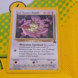 Pokemon Team Rocket's Meowth Wotc Promo 18/53 Regular 40 HP Promo Card 2000 - Image 2