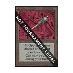 WOTC MtG Collector's Ed Disrupting Scepter (CE) (R) EX - Image 1