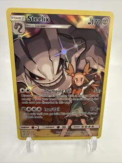 Steelix - 247/236 - SM Cosmic Eclipse Secret Rare Holo Pokemon Card - NM - Image 1