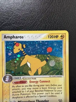 Ampharos EX Unseen Forces 1/115 Holo Rare Pokemon Card TCG LP - Image 3