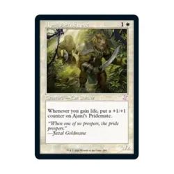 WOTC MtG Time Spiral: Remastered Ajani's Pridemate (S) (Foil) NM - Image 1
