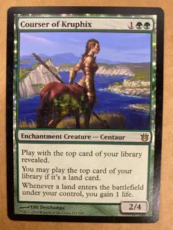 MTG 1x Courser of Kruphix # 119 Born of the Gods Magic the Gathering Card x1 LP - Image 1
