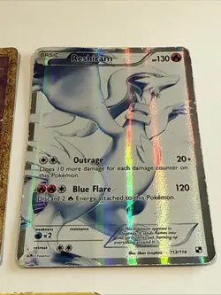 Pokemon Card Ancient Mew, Reshiram, Nidoking Shadowless Damaged Lot +++ - Image 3