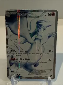 Pokemon Card Ancient Mew, Reshiram, Nidoking Shadowless Damaged Lot +++ - Image 5