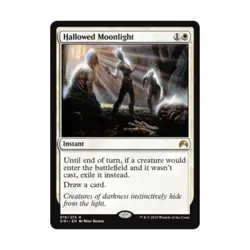 WOTC MTG Magic Origins Hallowed Moonlight (R) (Foil) EX - Image 1