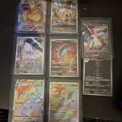 Pokemon TCG Card Lot Rayquaza VMAX Shaymin VSTAR Dark Sylveon V 8 Holo English - Image 1