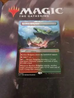 Mtg. 2x Restless Ridgeline. Extended Art. Lost Caverns Of Ixalan. Pack Fresh - Image 1