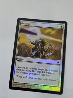 Darksteel MTG FOIL Hallow Magic Nrmt - Image 1