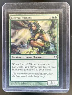 2012 Magic MTG Duel Decks: Izzet vs Golgari Eternal Witness #55 - Image 1