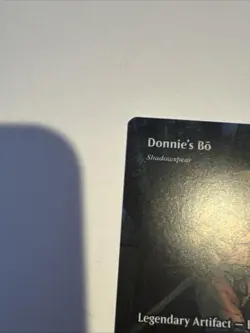 Donnie's Bo Shadowspear (Borderless) FOIL Teenage Mutant Ninja Turtles NM - Image 2