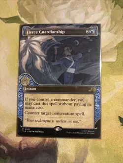 Magic The Gathering MTG Fierce Guardianship AVATAR Commander Promo MINT - Image 1