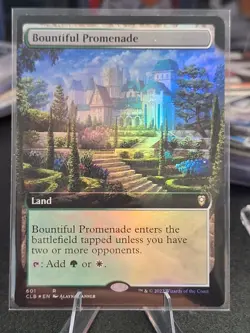 FOIL Borderless Bountiful Promenade Commander Legends: Battle for Baldur's Gate - Image 1