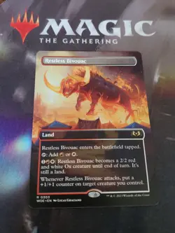 Mtg. Restless Bivouac. Extended Art. Wilds of Eldraine. Pack Fresh - Image 1