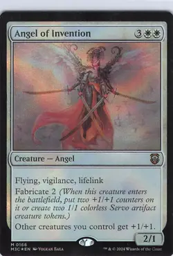 RIPPLE FOIL Angel of Invention (Ripple Foil) - Commander: Modern Horizons 3 - Image 1