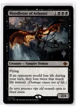Bloodletter of Aclazotz 92 Promo Pack: The Lost Caverns of Ixalan Normal NM - Image 1