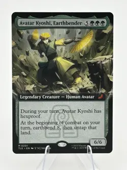 Avatar Kyoshi, Earthbender-Extended Art 0201-Regular Finish-MTG Avatar TLA - Image 1