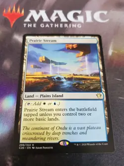 MTG. 2x Prairie Stream. Commander 2020. 299/322. Lp - Image 1