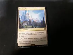 MTG Final Fantasy Starting Town, Rare, Non-Foil, EX-NM Condition, Fast Shipping! - Image 1