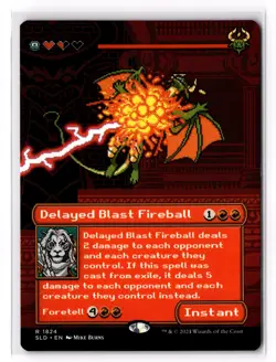 Delayed Blast Fireball 1824 Secret Lair Drop Series Normal NM - Image 1