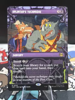 MTG: TMNT - Splinter's Technique (Showcase) Regular R 0233 - Image 1