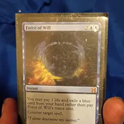 Magic: The Gathering Force of Will Eternal Masters Foil Mythic Blue Instant 2016 - Image 2