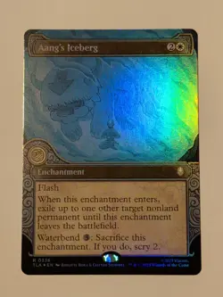 MTG Aang's Iceberg (Showcase Foil) Avatar: The Last Airbender 336 NM - Image 1