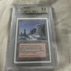 Magic The Gathering MTG Plateau Dual Land Revised 1994 BGS 9.5 - Image 1